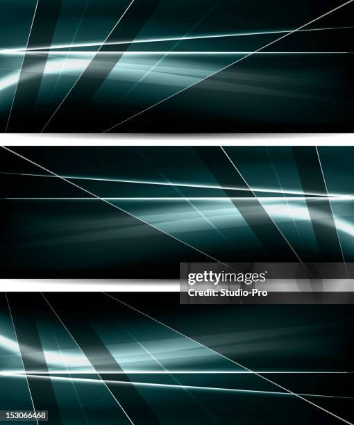 abstract dark modern banners - multiple exposure movement stock illustrations