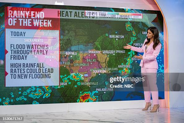 Angie Ragle Weatherman Angie Lassman on Thursday July 13, 2023 -- News Photo - Getty Images