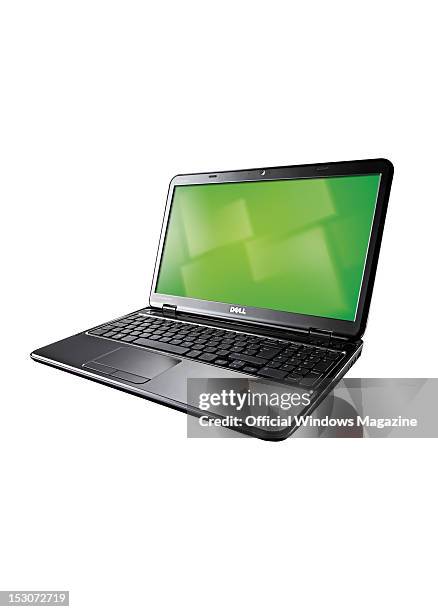 This image has been digitally manipulated) A Dell Inspiron 15R laptop, photographed during a studio shoot for Official Windows Magazine, January 20,...