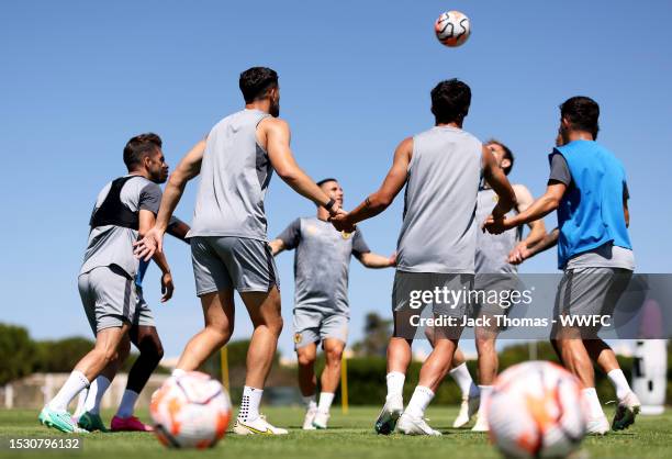 General view during a Wolverhampton Wanderers pre-season training session on July 07, 2023 in Lagos, Portugal.