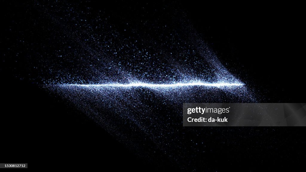 Main Line Particles Abstract Line Particles On Black Background Design Element High-Res ...