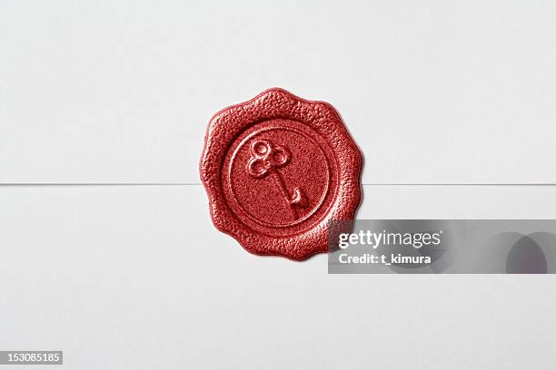 wax seal - important message stock pictures, royalty-free photos & images