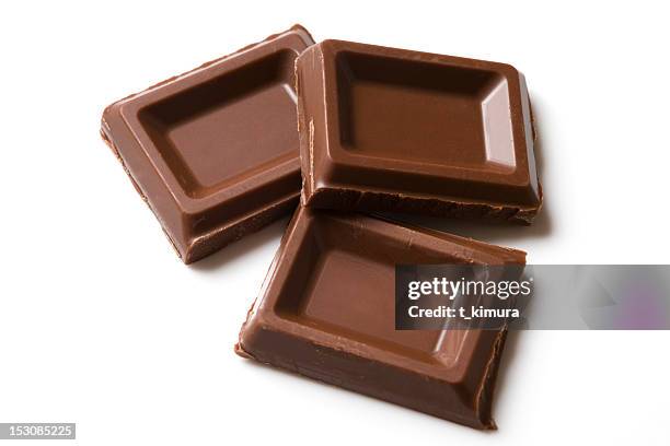 - schokolade - vollmilchschokolade stock-fotos und bilder