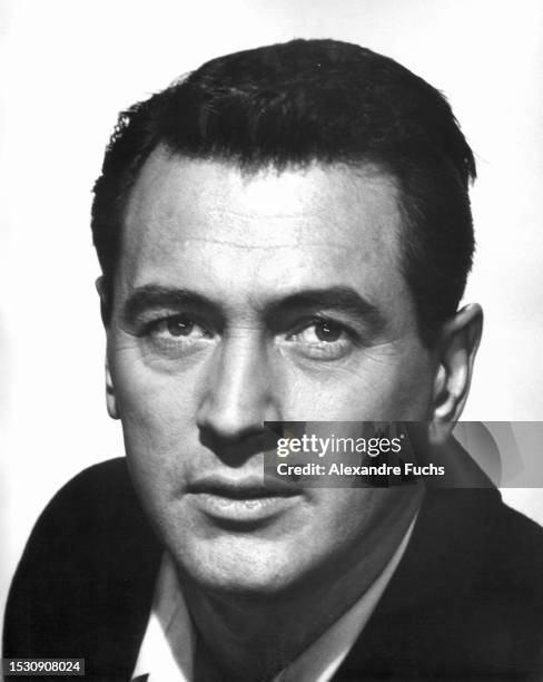 Actor Rock Hudson portraits for the promotion of the film 'Lover Come Back' at Los Angeles, in 1960.