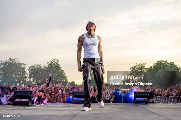 Young Adz of D Block Europe performs during day three of Wireless Festival 2023 at Finsbury Park on July 08, 2023 in London, England.