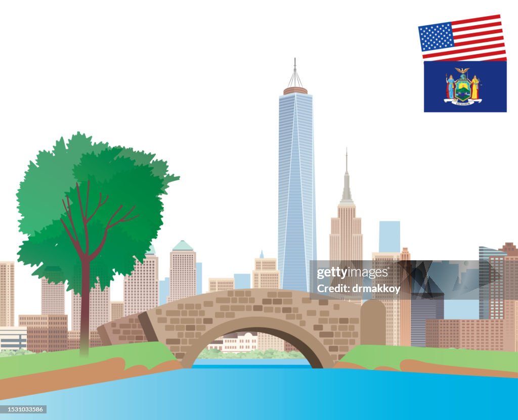 Gapstow Bridge in Central Park