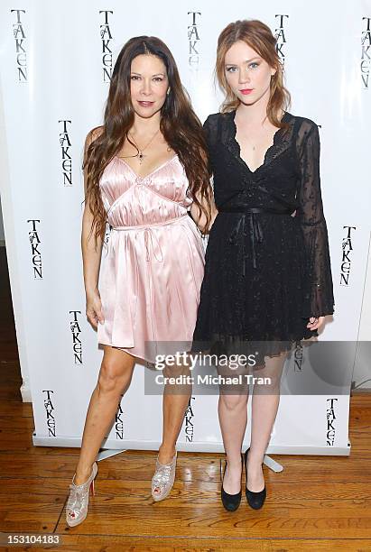 Jane Booke and her daughter, Camille Cregan attend the Jane Booke clothing and fragrance line launch party for "Taken" held at a private residence on...