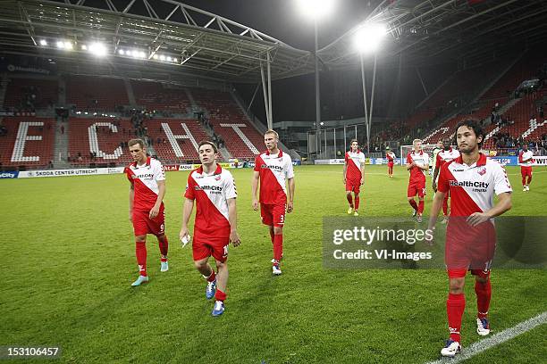 ,Alexander Gerndt of FC Utrecht,Tommy Oar of FC Utrecht,Mike van der Hoorn of FC Utrecht,Dave Bulthuis of FC Utrecht,Bob Schepers of FC Utrecht,Jacob...