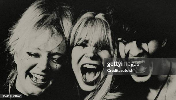 the rock band. - punk music stock pictures, royalty-free photos & images