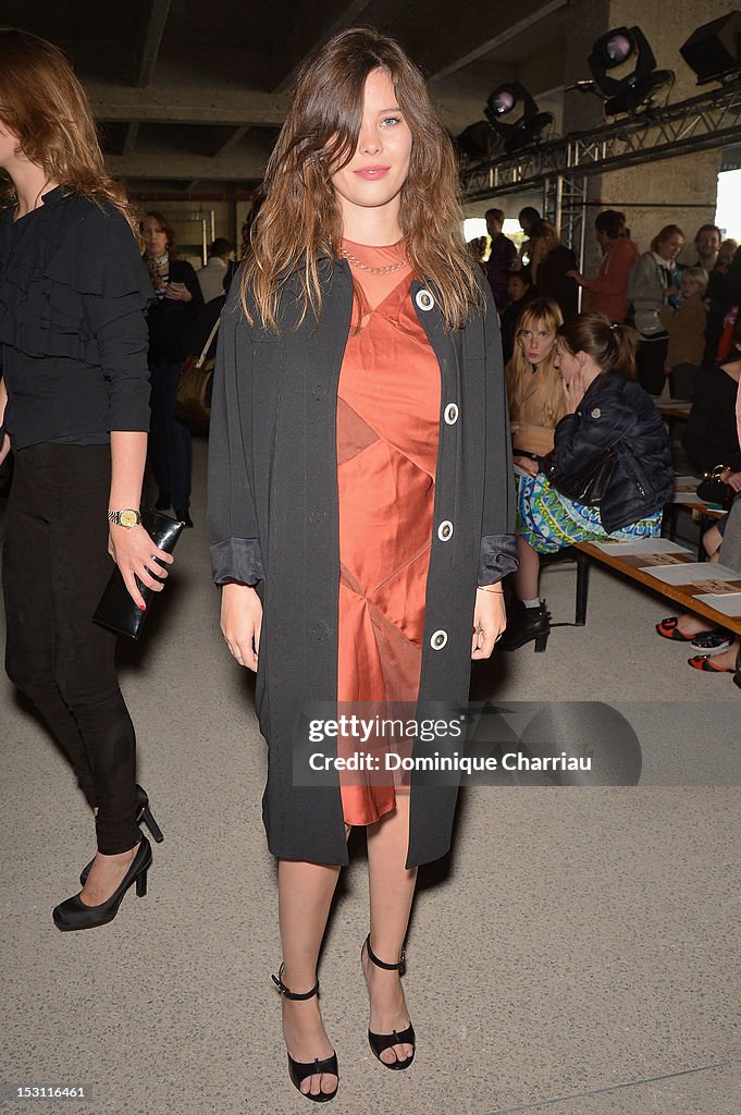 John Galliano: Front Row - Paris Fashion Week Womenswear Spring / Summer 2013