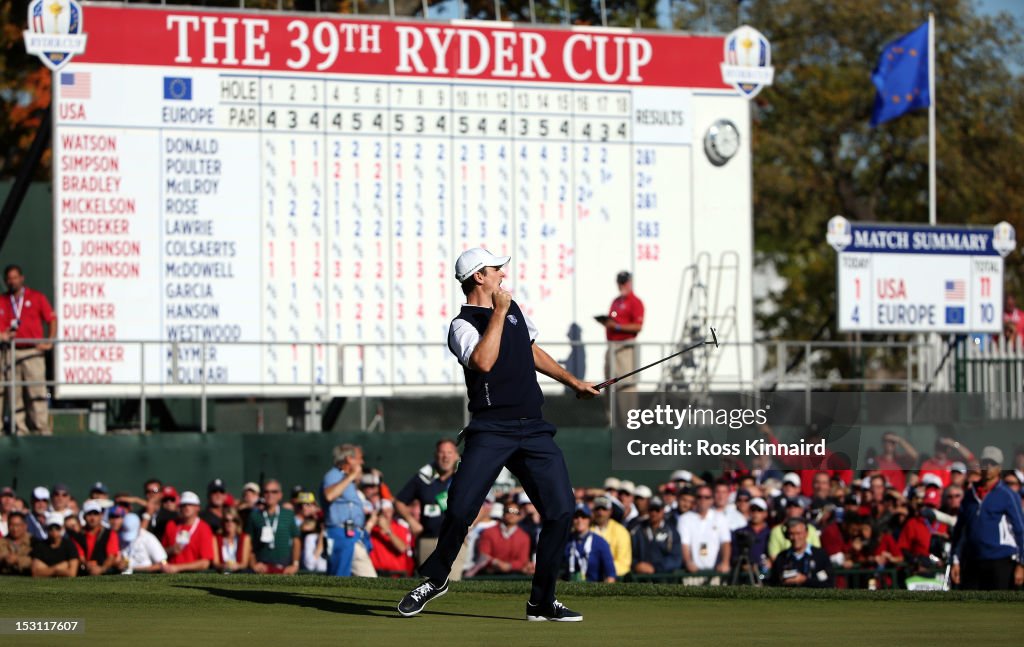 Ryder Cup - Day Three Singles