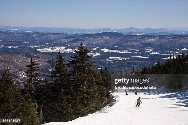 skifahren hofnarr - vermont stock-fotos und bilder