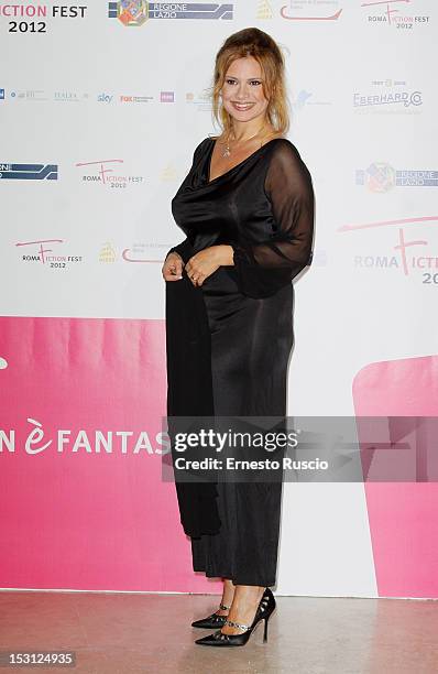 Debora Caprioglio attends the ' RomaFictionFest 2012 - Opening Ceremony' at Auditorium Parco Della Musica on September 30, 2012 in Rome, Italy.