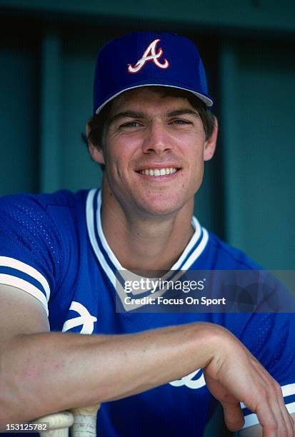 Dale Murphy of the Atlanta Braves smiles in this portrait before the start of a Major League Baseball game circa 1980. Murphy played for the Braves...