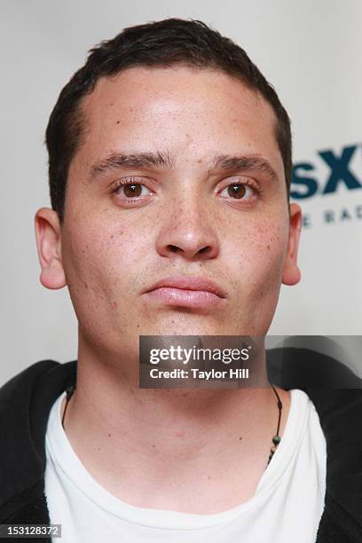 Diego Pulecio of Colombian rock band Don Tetto visits SiriusXM Latino at the SiriusXM Studios on September 28, 2012 in New York City.