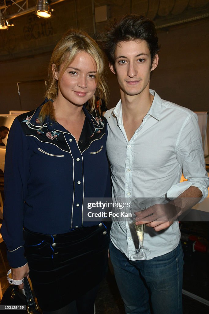 John Galliano: Front Row - Paris Fashion Week Womenswear Spring / Summer 2013 at Docks en Seine