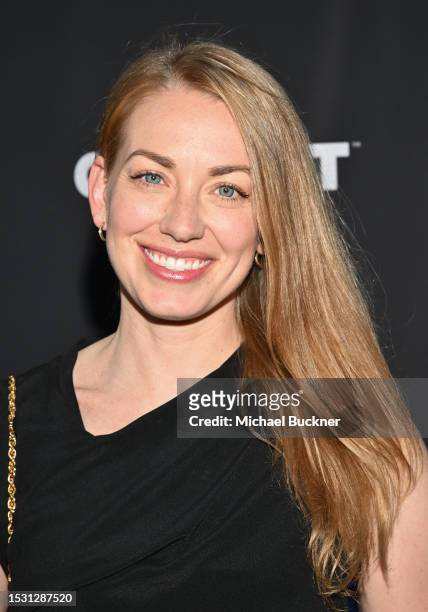 Sara Lindsey at the Red Carpet for the 2023 Outfest Opening Night Gala at the Orpheum Theatre on July 13, 2023 in Los Angeles, California.