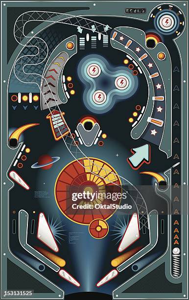Pinball Vector Photos and Premium High Res Pictures - Getty Images