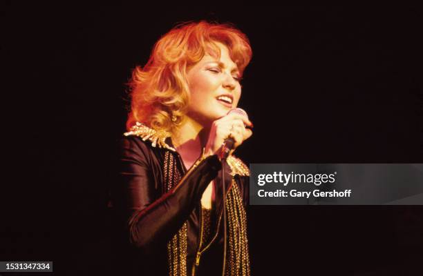 American Country musician Tanya Tucker performs onstage at the Bottom Line, in Greenwich Village, New York, New York, December 13, 1978.