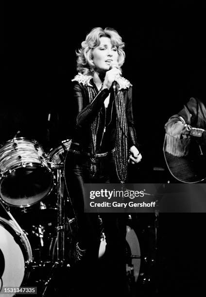 American Country musician Tanya Tucker performs onstage at the Bottom Line, in Greenwich Village, New York, New York, December 13, 1978.