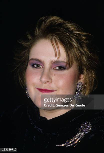Singer Alison Moyet attends the British Record Industry Awards, aka the BRIT Awards, at the Grosvenor House Hotel in London on February 11, 1985.