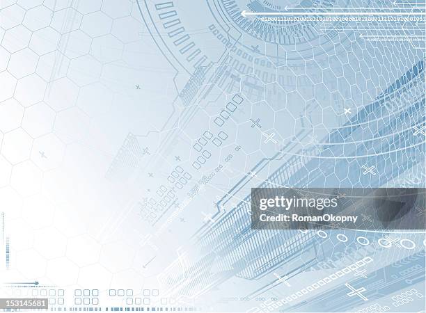 tech composition - plus pattern stock illustrations