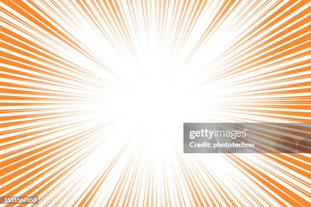 manga anime action frame lines. abstract explosive template with speed lines on white background. motion radial lines. flash explosion radial lines vector illustration. - impact stock illustrations