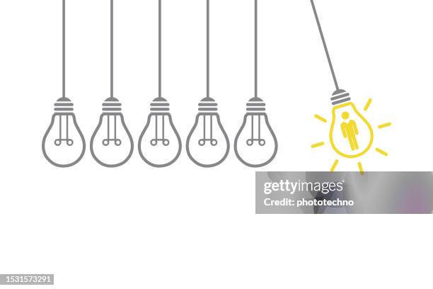new idea human resourses concepts on white background - increasing complexity stock illustrations