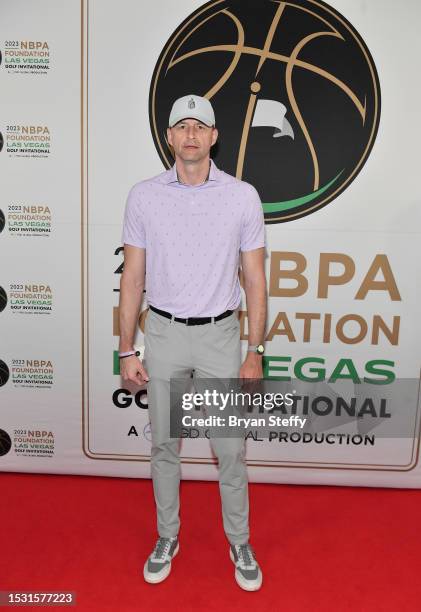 Former professional basketball player Arturas Karnisovas attends the 2023 NBPA Foundation Las Vegas Golf Invitational, A PGD Global Production at the...