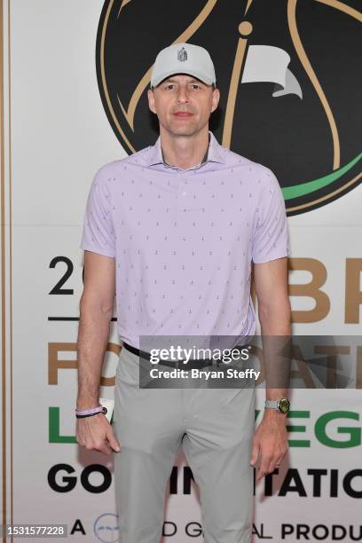 Former professional basketball player Arturas Karnisovas attends the 2023 NBPA Foundation Las Vegas Golf Invitational, A PGD Global Production at the...