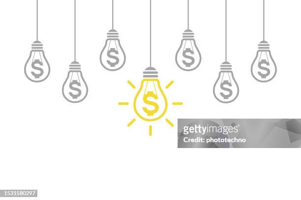 innovative finance idea concepts on white background - education stock illustrations