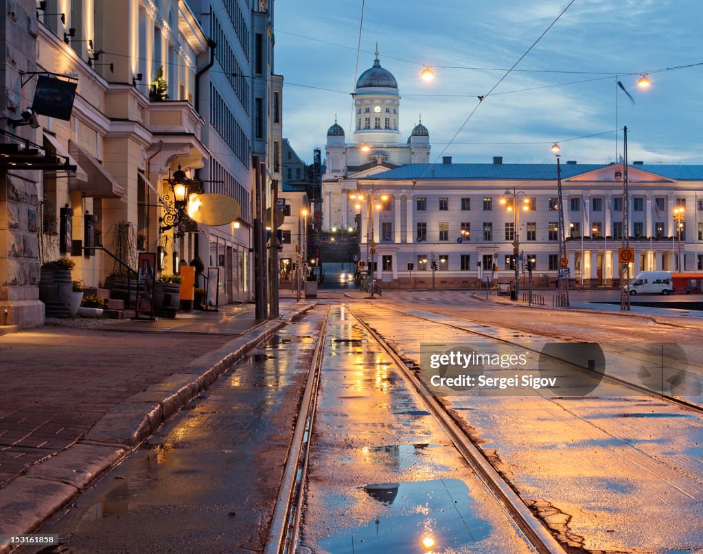 Helsinki after rain