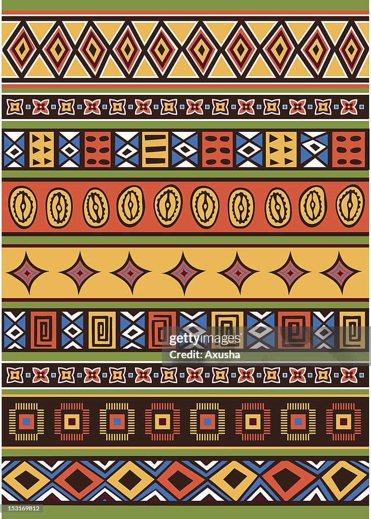 Generic African Pattern Set Of African Patterns High-Res Vector Graphic - Getty Images