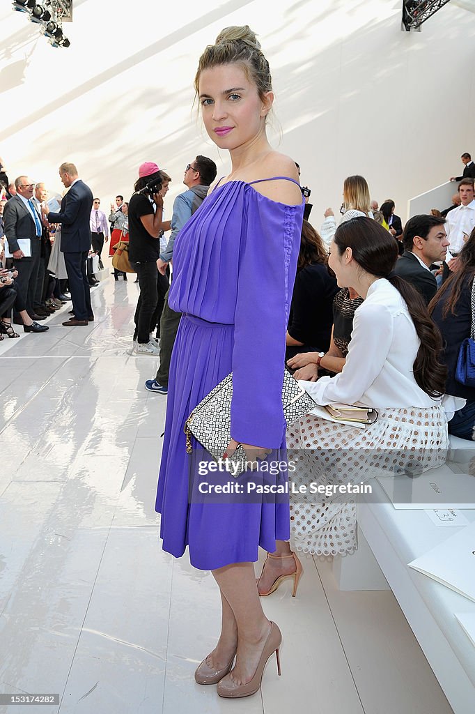 Chloe: Front Row - Paris Fashion Week Womenswear Spring / Summer 2013