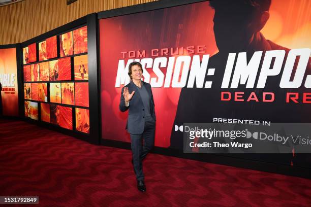 Tom Cruise attends the "Mission: Impossible - Dead Reckoning Part One" New York Premiere at Rose Theater, Jazz at Lincoln Center on July 10, 2023 in...