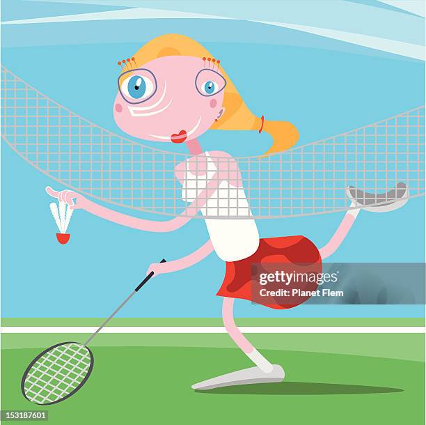 121 Filet Badminton Illustrations - Getty Images