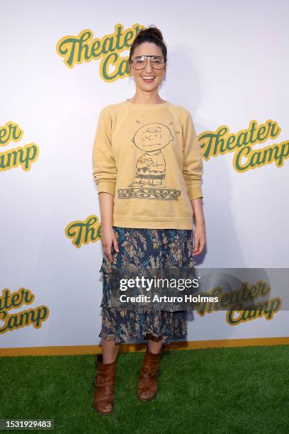 Sara Bareilles attends the Searchlight Pictures' "Theater Camp" New York Screening at Metrograph on July 10, 2023 in New York City.