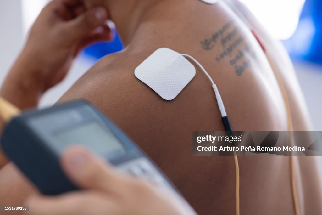 Back muscle electrostimulation