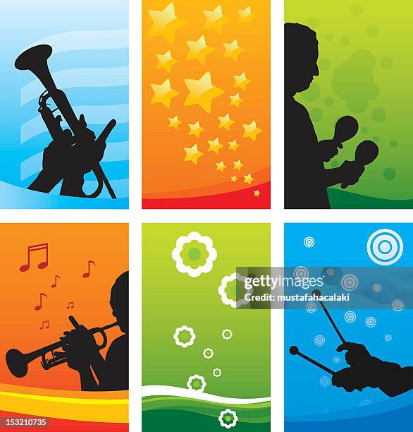 stockillustraties, clipart, cartoons en iconen met music festival ii - salsa dancing