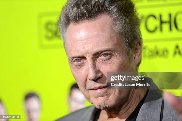 Actor Christopher Walken arrives at the premiere of CBS Films' "Seven Psychopaths" at Mann Bruin Theatre on October 1, 2012 in Westwood, California.