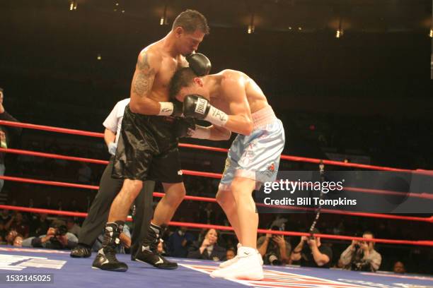 February 21: Hector Marengo defeats Angel Rodriguez at Madison Square Garden on February 21st, 2009 in New York City.