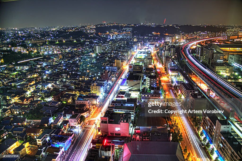 Yokohama at night