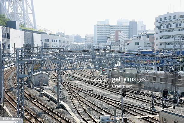 Railroad Tracks High-Res Stock Photo