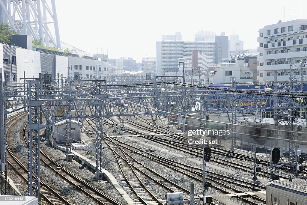 Railroad tracks