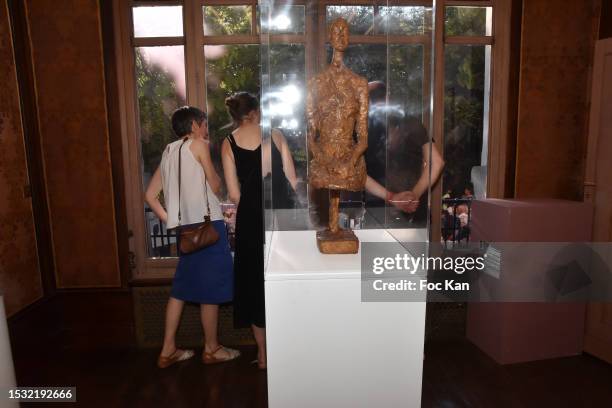 General view of atmosphere in the museum during the Centenary of the Birth of its founder Annette Giacometti and the 20th anniversary of the Creation...