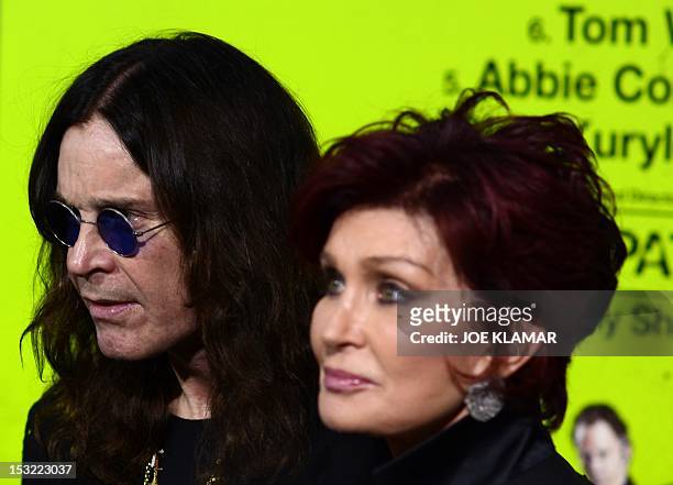 Ozzy Osbourne and Sharon Osbourne arrive at the premiere of CBS Films' 'Seven Psychopaths' at Mann Bruin Theatre on October 1, 2012 in Westwood,...