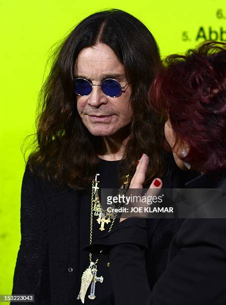 Ozzy Osbourne arrives at the premiere of CBS Films' 'Seven Psychopaths' at Mann Bruin Theatre on October 1, 2012 in Westwood, California.AFP...