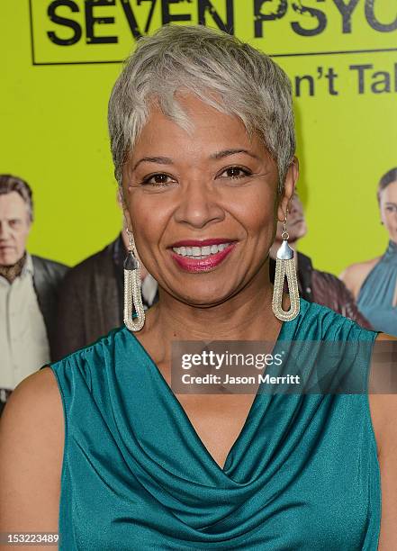 Actress Linda Bright Clay arrives at the premiere of CBS Films' 'Seven Psychopaths' at Mann Bruin Theatre on October 1, 2012 in Westwood, California.