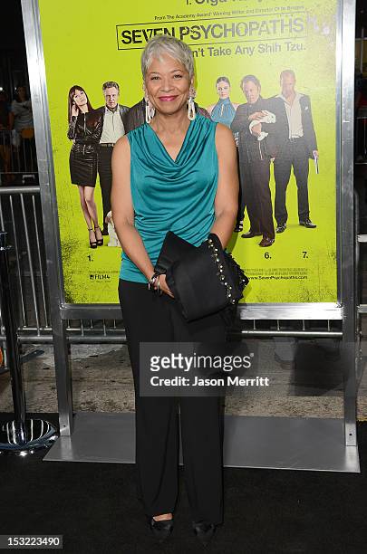 Actress Linda Bright Clay arrives at the premiere of CBS Films' 'Seven Psychopaths' at Mann Bruin Theatre on October 1, 2012 in Westwood, California.