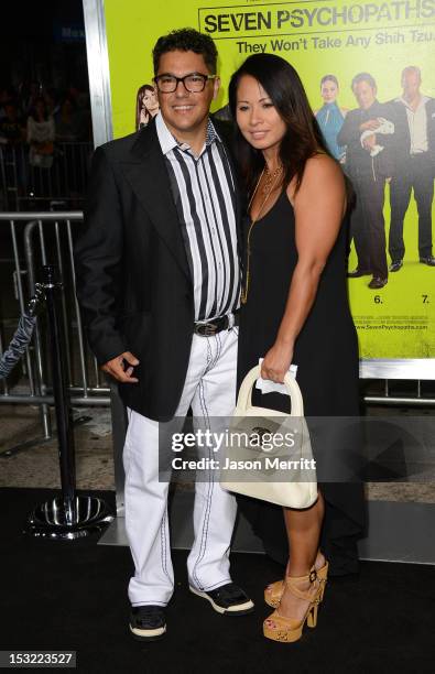 Nick Turturro and Lissa Espinosa arrive at the premiere of CBS Films' 'Seven Psychopaths' at Mann Bruin Theatre on October 1, 2012 in Westwood,...